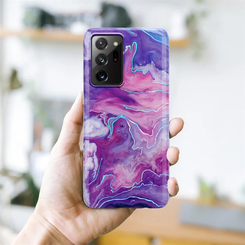 Cadorabo Hülle kompatibel mit Samsung Galaxy NOTE 20 ULTRA Schutzhülle aus TPU Silikon mit Muster Mosaik
