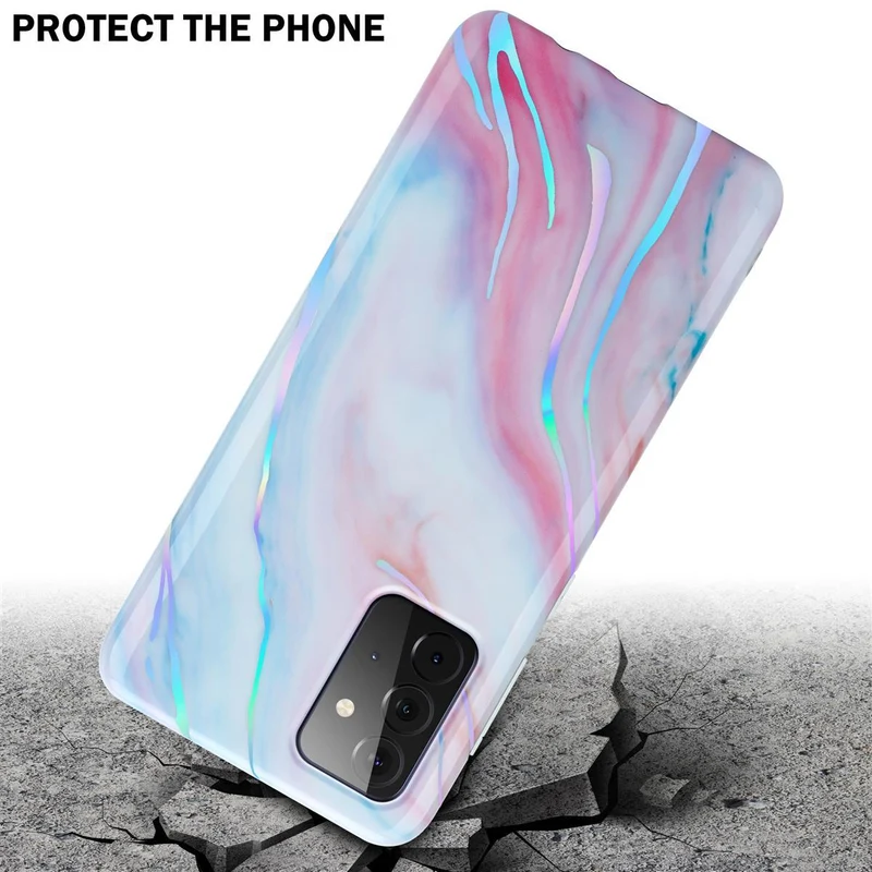 Cadorabo Hülle kompatibel mit Samsung Galaxy A72 4G / 5G Schutzhülle aus TPU Silikon mit Muster Mosaik