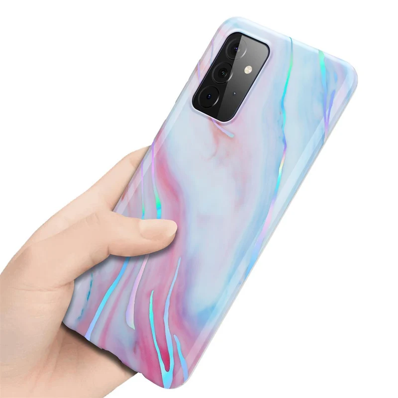 Cadorabo Hülle kompatibel mit Samsung Galaxy A72 4G / 5G Schutzhülle aus TPU Silikon mit Muster Mosaik