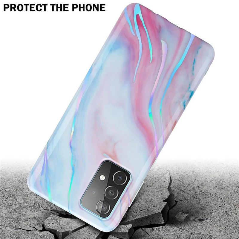 Cadorabo Hülle kompatibel mit Samsung Galaxy A52 (4G / 5G) / A52s Schutzhülle aus TPU Silikon mit Muster Mosaik