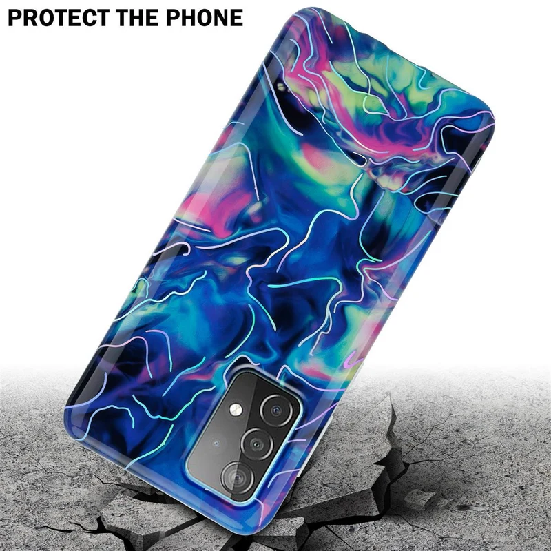Cadorabo Hülle kompatibel mit Samsung Galaxy A52 (4G / 5G) / A52s Schutzhülle aus TPU Silikon mit Muster Mosaik