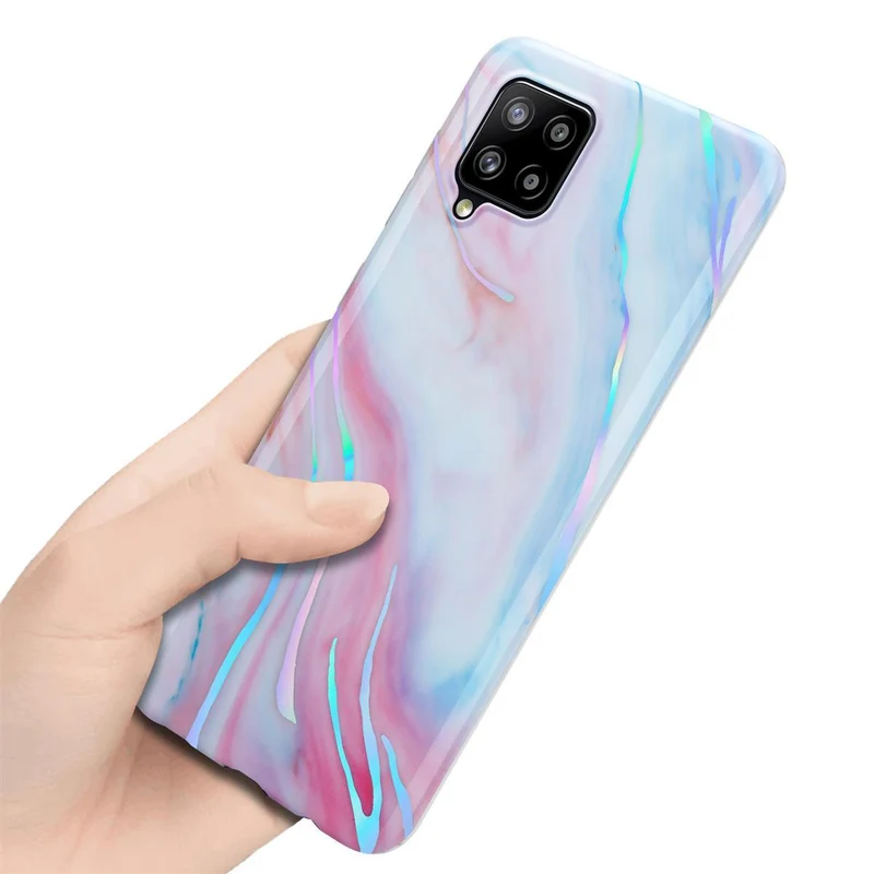 Cadorabo Hülle kompatibel mit Samsung Galaxy A42 4G Schutzhülle aus TPU Silikon mit Muster Mosaik