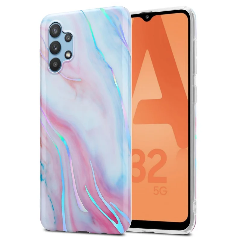 Cadorabo Hülle kompatibel mit Samsung Galaxy A32 5G Schutzhülle aus TPU Silikon mit Muster Mosaik
