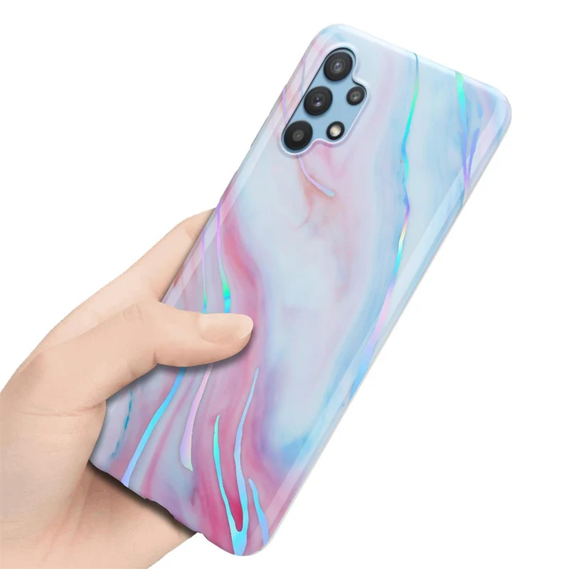Cadorabo Hülle kompatibel mit Samsung Galaxy A32 5G Schutzhülle aus TPU Silikon mit Muster Mosaik