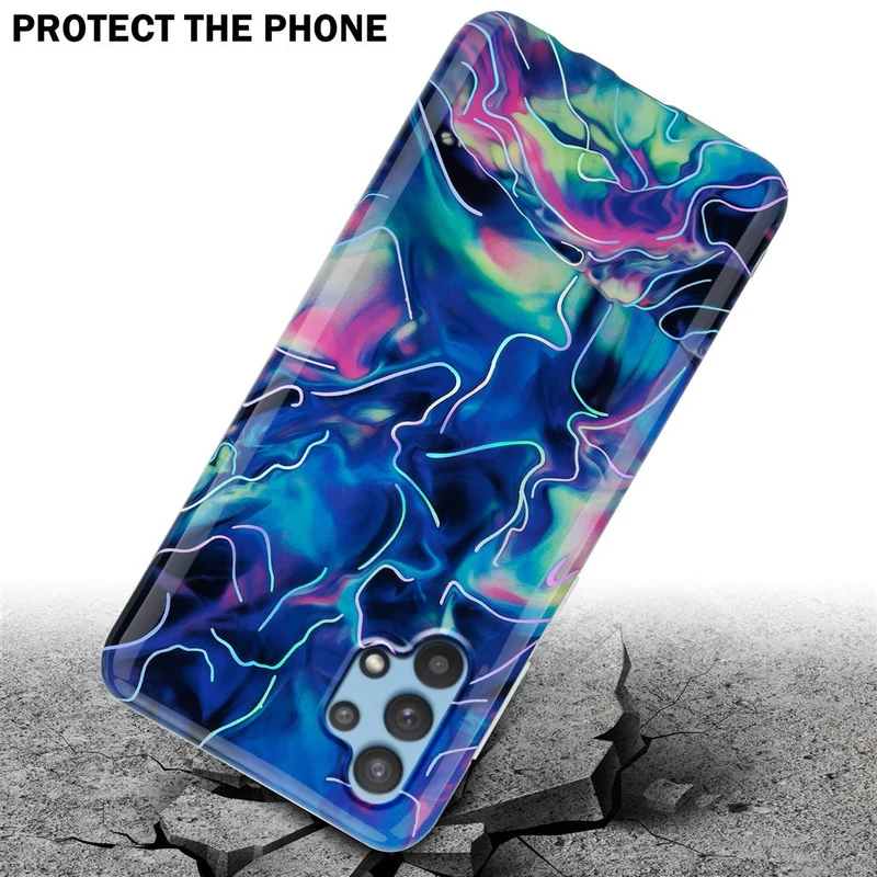 Cadorabo Hülle kompatibel mit Samsung Galaxy A32 5G Schutzhülle aus TPU Silikon mit Muster Mosaik