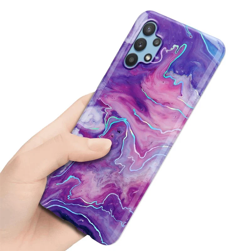 Cadorabo Hülle kompatibel mit Samsung Galaxy A32 5G Schutzhülle aus TPU Silikon mit Muster Mosaik