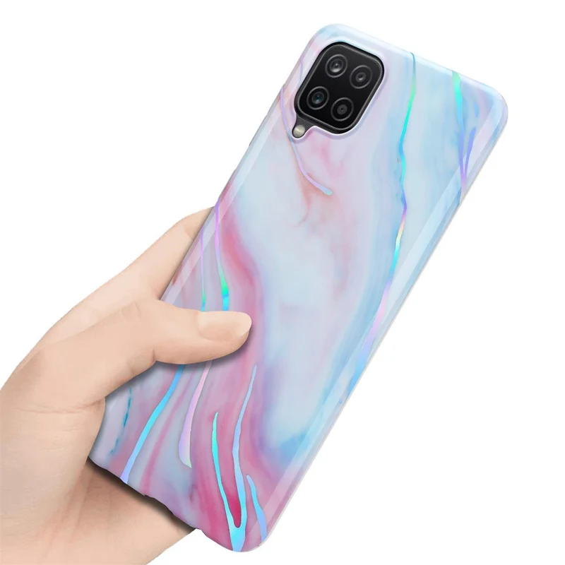 Cadorabo Hülle kompatibel mit Samsung Galaxy A12 / M12 Schutzhülle aus TPU Silikon mit Muster Mosaik