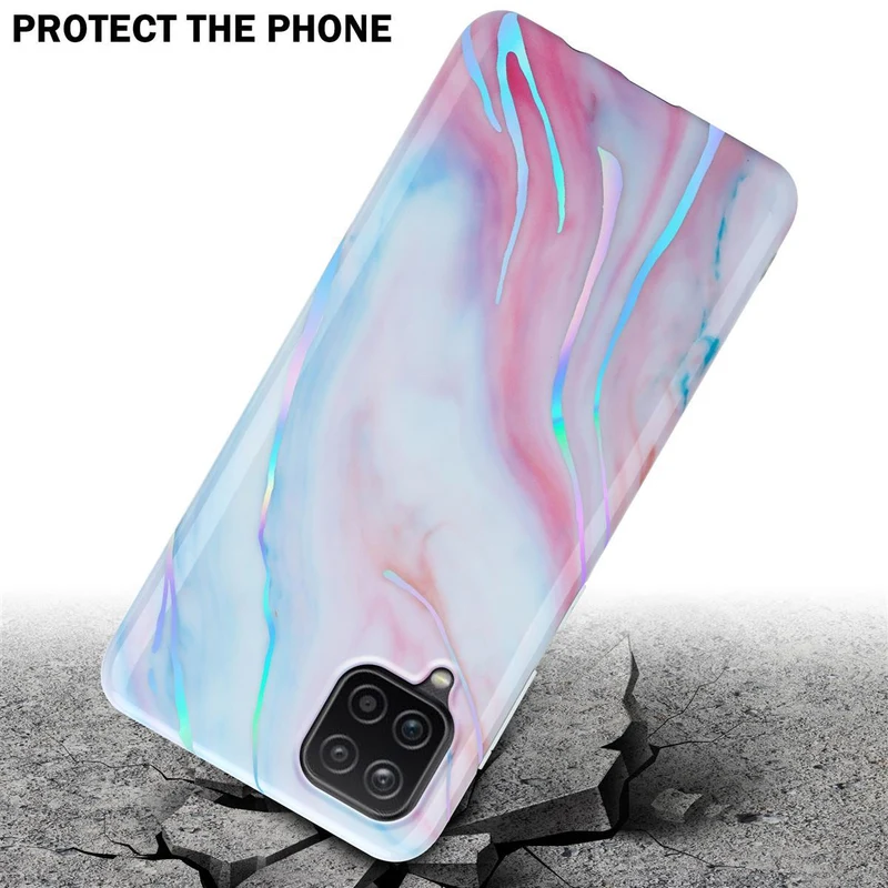 Cadorabo Hülle kompatibel mit Samsung Galaxy A12 / M12 Schutzhülle aus TPU Silikon mit Muster Mosaik