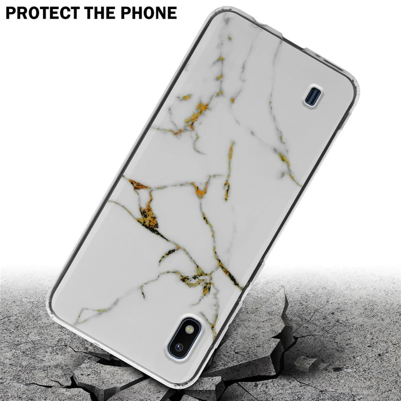 Cadorabo Hülle kompatibel mit Samsung Galaxy A10 / M10 Schutzhülle aus TPU Silikon mit Muster Mosaik