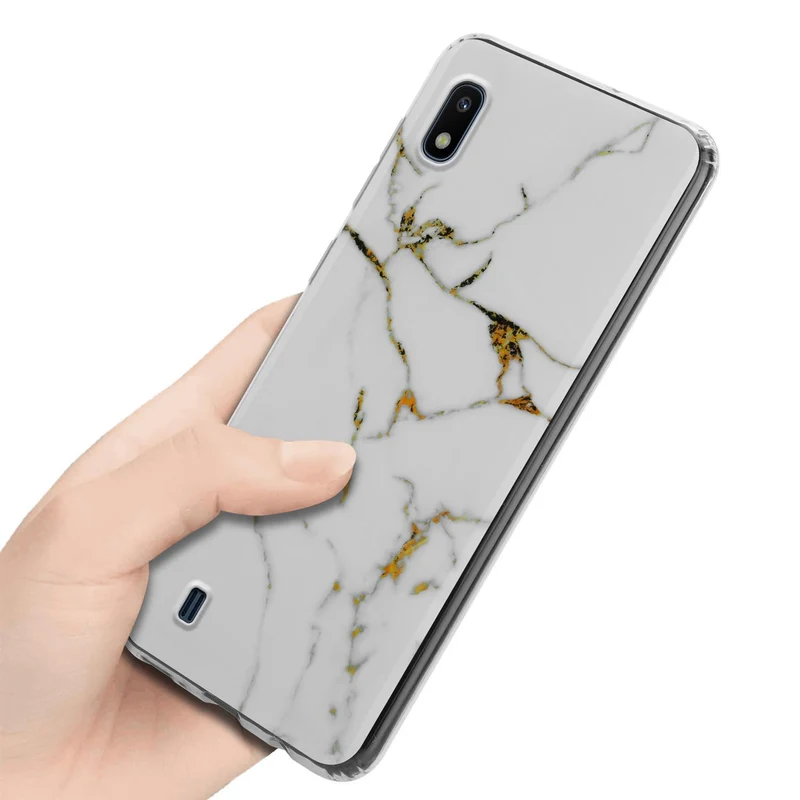 Cadorabo Hülle kompatibel mit Samsung Galaxy A10 / M10 Schutzhülle aus TPU Silikon mit Muster Mosaik