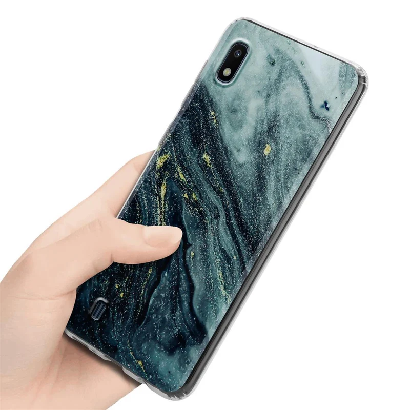 Cadorabo Hülle kompatibel mit Samsung Galaxy A10 / M10 Schutzhülle aus TPU Silikon mit Muster Mosaik