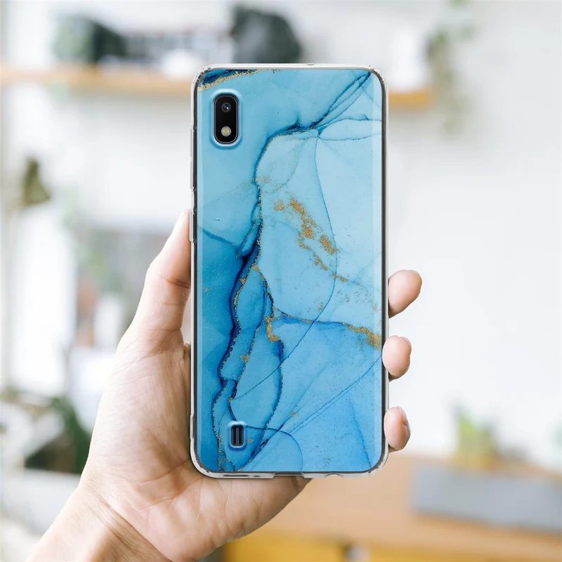 Cadorabo Hülle kompatibel mit Samsung Galaxy A10 / M10 Schutzhülle aus TPU Silikon mit Muster Mosaik