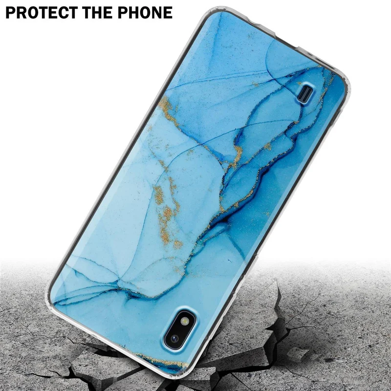 Cadorabo Hülle kompatibel mit Samsung Galaxy A10 / M10 Schutzhülle aus TPU Silikon mit Muster Mosaik