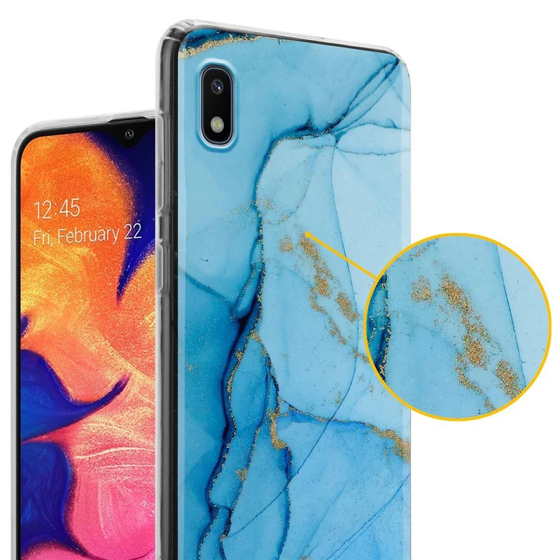 Cadorabo Hülle kompatibel mit Samsung Galaxy A10 / M10 Schutzhülle aus TPU Silikon mit Muster Mosaik