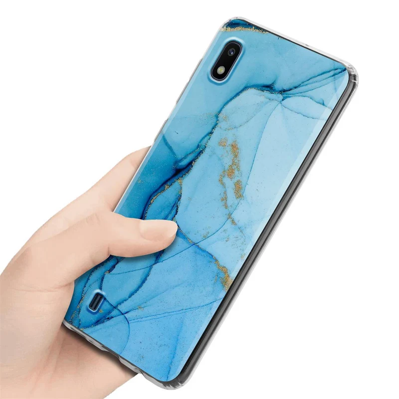 Cadorabo Hülle kompatibel mit Samsung Galaxy A10 / M10 Schutzhülle aus TPU Silikon mit Muster Mosaik