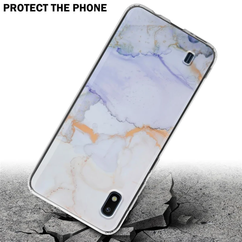 Cadorabo Hülle kompatibel mit Samsung Galaxy A10 / M10 Schutzhülle aus TPU Silikon mit Muster Mosaik