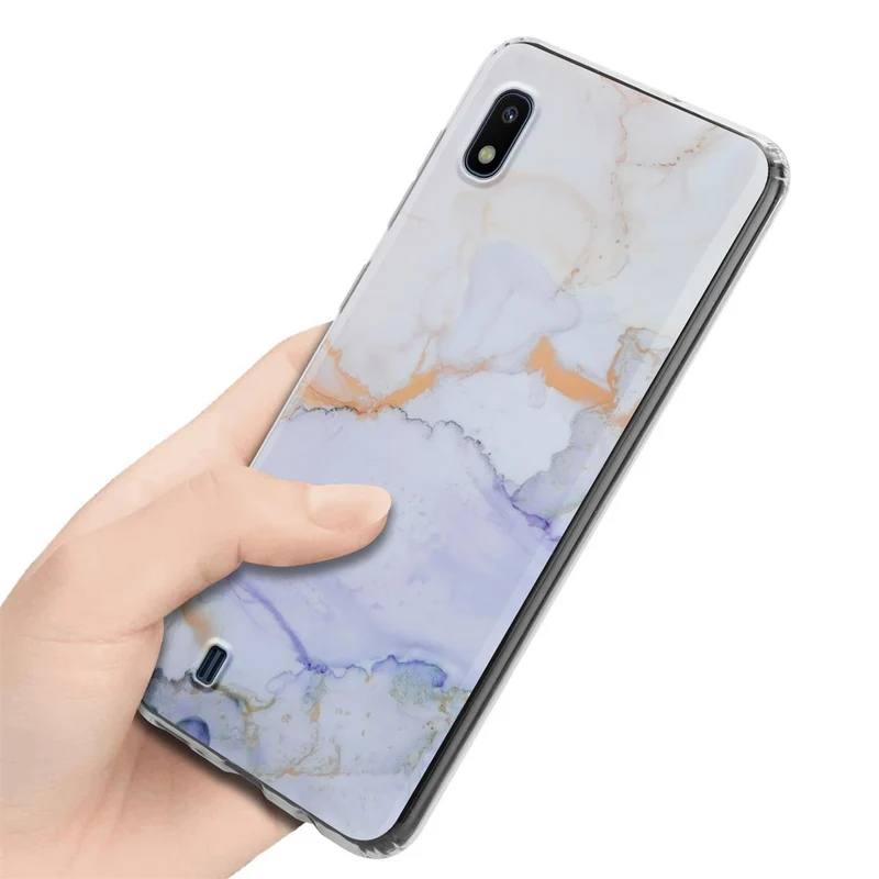 Cadorabo Hülle kompatibel mit Samsung Galaxy A10 / M10 Schutzhülle aus TPU Silikon mit Muster Mosaik