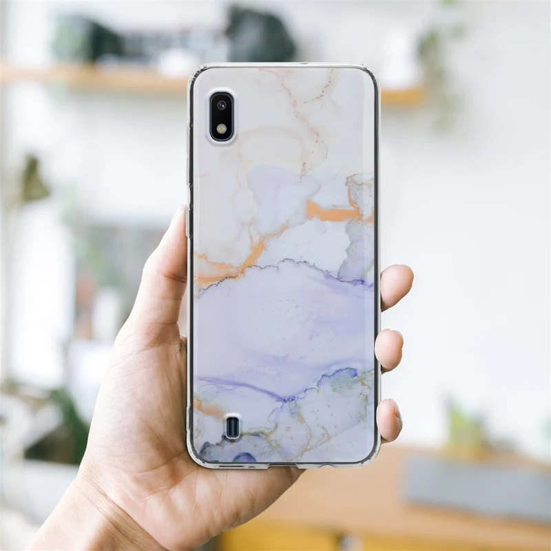 Cadorabo Hülle kompatibel mit Samsung Galaxy A10 / M10 Schutzhülle aus TPU Silikon mit Muster Mosaik