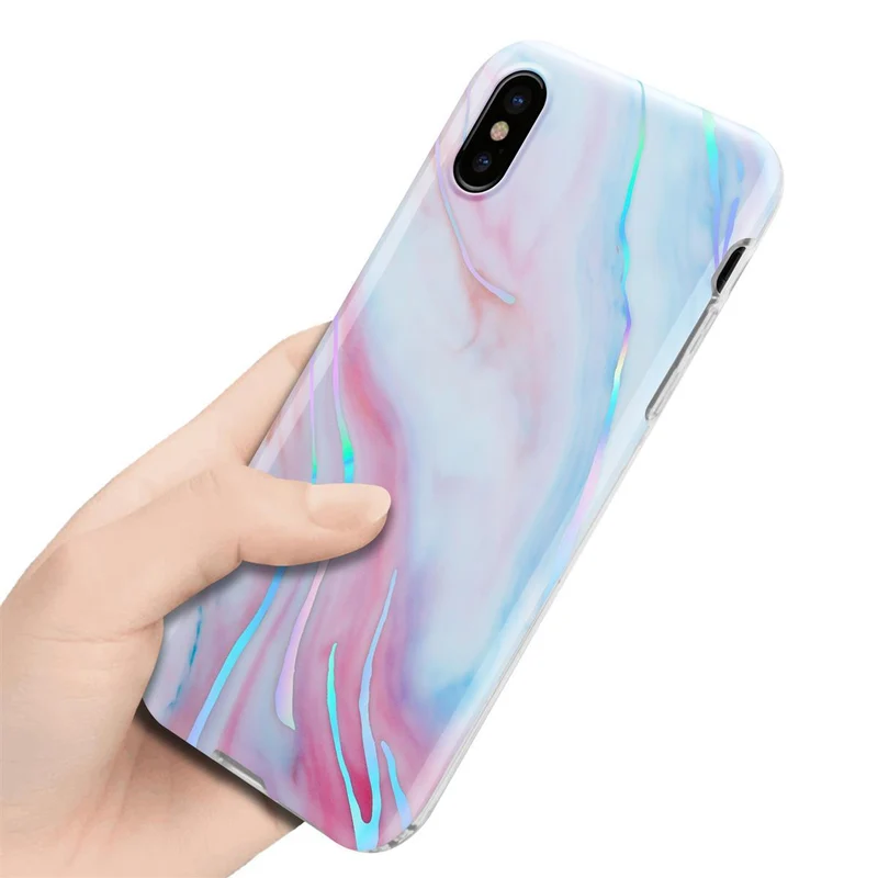 Cadorabo Hülle kompatibel mit Apple iPhone XS MAX Schutzhülle aus TPU Silikon mit Muster Mosaik