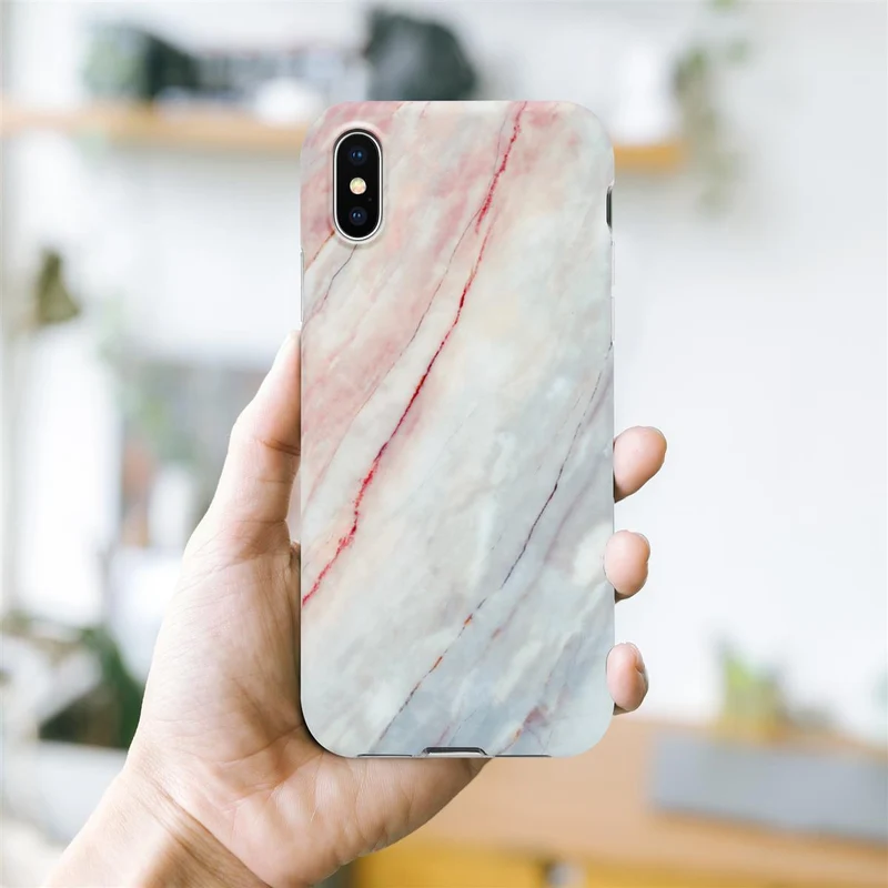 Cadorabo Hülle kompatibel mit Apple iPhone XS MAX Schutzhülle aus TPU Silikon mit Muster Mosaik