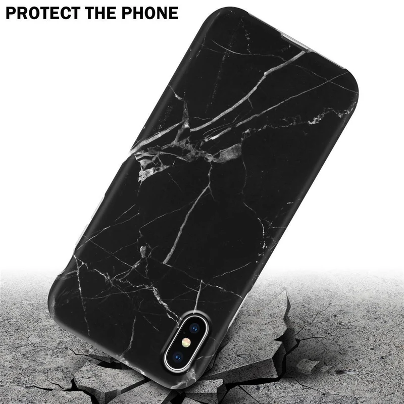Cadorabo Hülle kompatibel mit Apple iPhone XS MAX Schutzhülle aus TPU Silikon mit Muster Mosaik