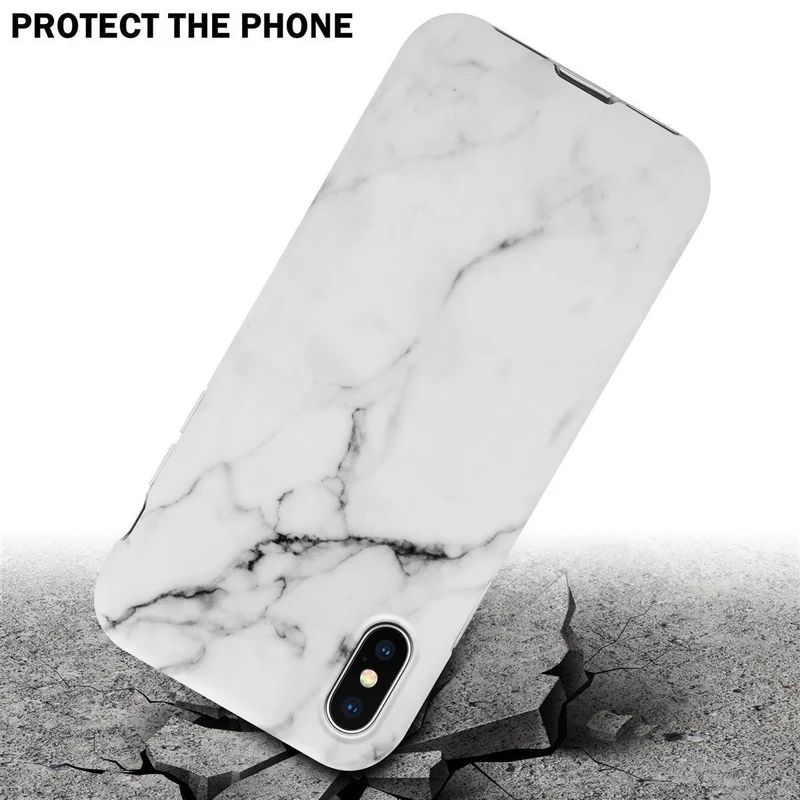Cadorabo Hülle kompatibel mit Apple iPhone XS MAX Schutzhülle aus TPU Silikon mit Muster Mosaik