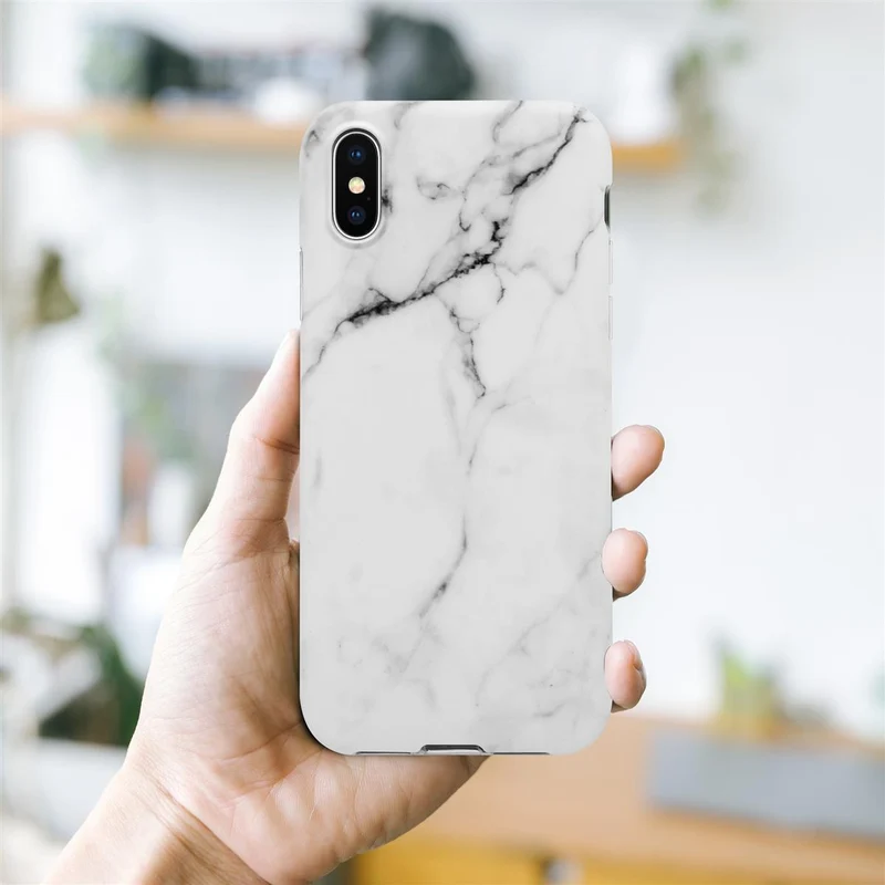 Cadorabo Hülle kompatibel mit Apple iPhone XS MAX Schutzhülle aus TPU Silikon mit Muster Mosaik