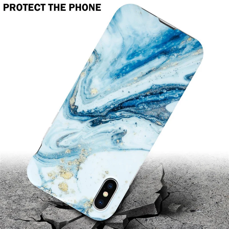 Cadorabo Hülle kompatibel mit Apple iPhone XS MAX Schutzhülle aus TPU Silikon mit Muster Mosaik