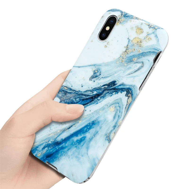 Cadorabo Hülle kompatibel mit Apple iPhone XS MAX Schutzhülle aus TPU Silikon mit Muster Mosaik