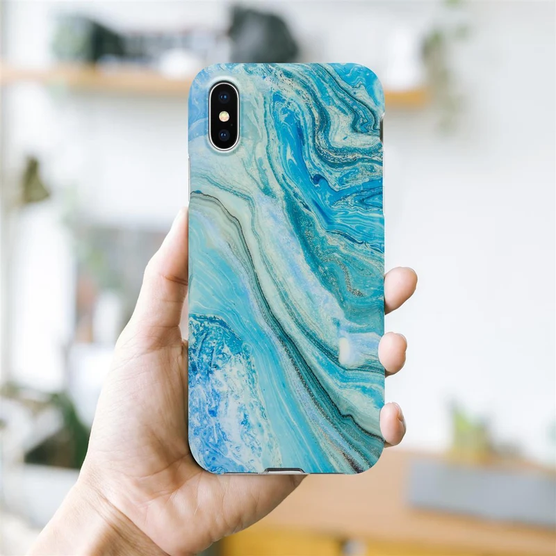 Cadorabo Hülle kompatibel mit Apple iPhone XS MAX Schutzhülle aus TPU Silikon mit Muster Mosaik