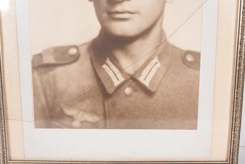 Porträt im Rahmen Soldat Heer 52x42