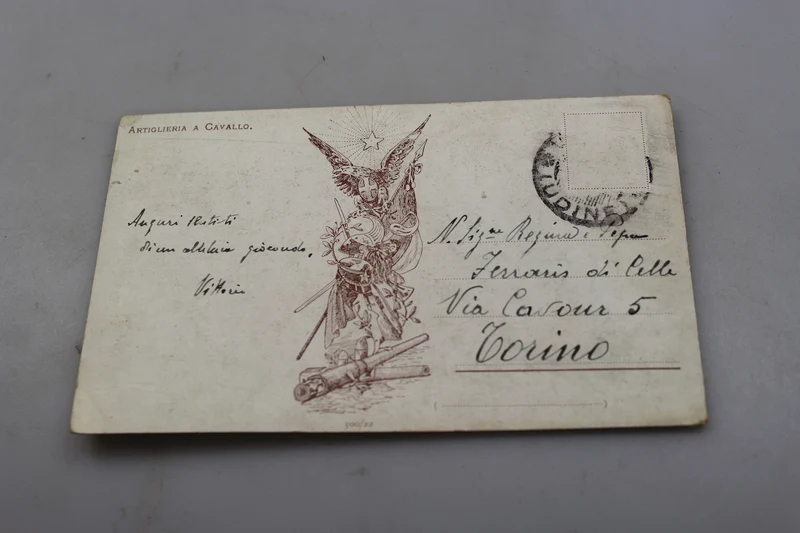 Postkarte „Pferdeartillerie“