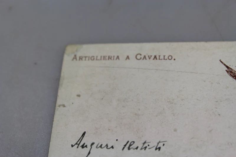 Postkarte „Pferdeartillerie“