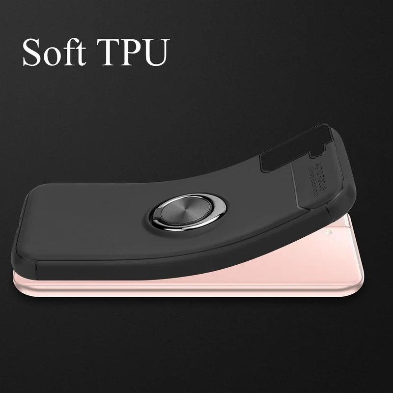Cadorabo Hülle kompatibel mit Samsung Galaxy S21 5G Schutzhülle mit Fokus Ring aus TPU Silikon