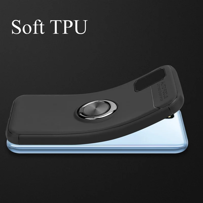 Cadorabo Hülle kompatibel mit Samsung Galaxy S20 Schutzhülle mit Fokus Ring aus TPU Silikon