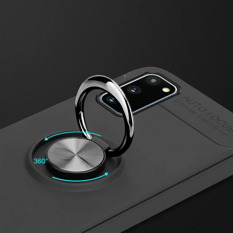 Cadorabo Hülle kompatibel mit Samsung Galaxy S20 Schutzhülle mit Fokus Ring aus TPU Silikon