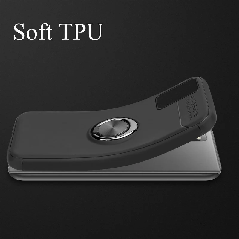 Cadorabo Hülle kompatibel mit Samsung Galaxy NOTE 20 Schutzhülle mit Fokus Ring aus TPU Silikon