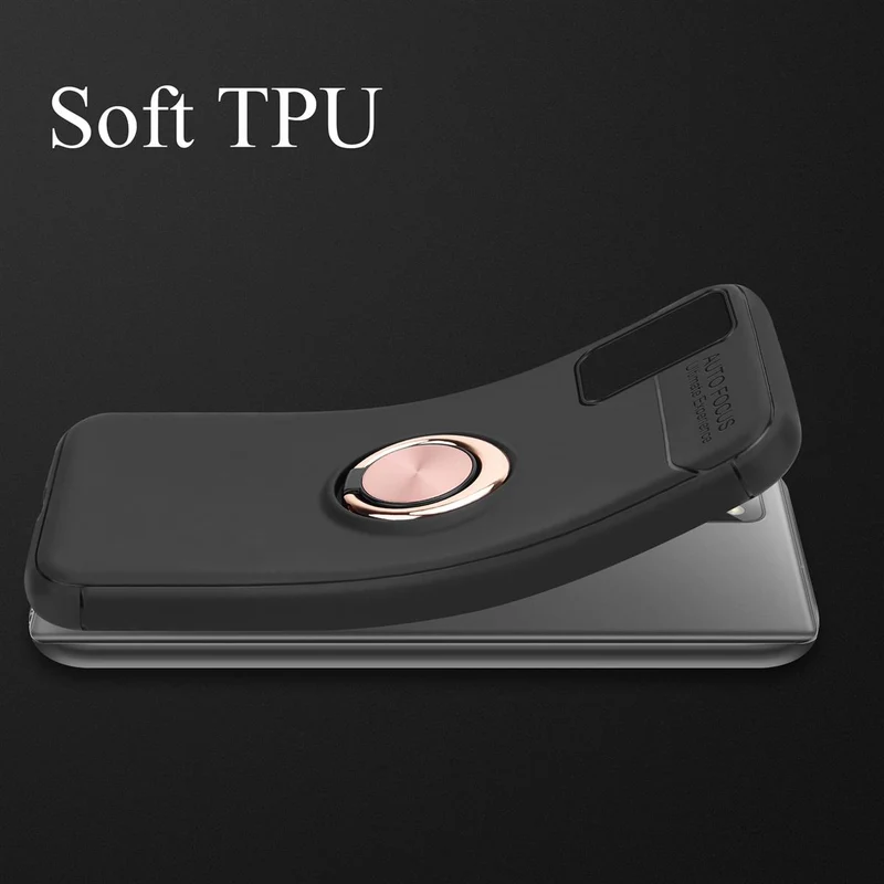 Cadorabo Hülle kompatibel mit Samsung Galaxy NOTE 20 Schutzhülle mit Fokus Ring aus TPU Silikon