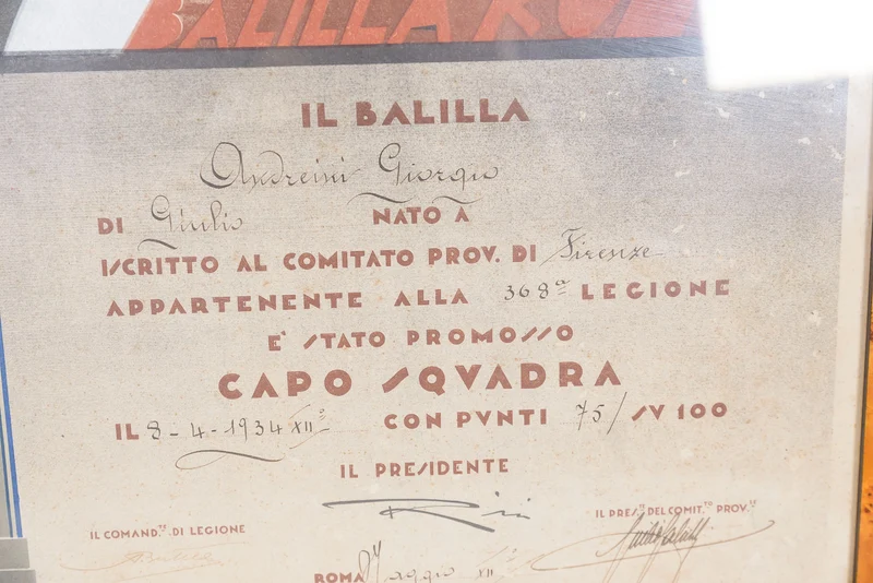 Balilla ONB-Förderzertifikat