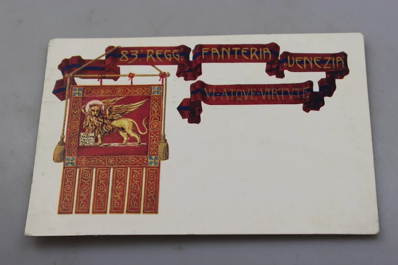 Postkarte 83. Regiment „Venedig“