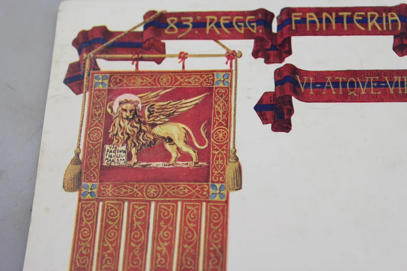 Postkarte 83. Regiment „Venedig“