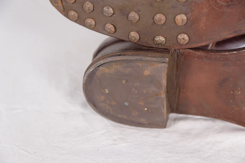 Französische Truppenstiefel aus dem 2. Weltkrieg