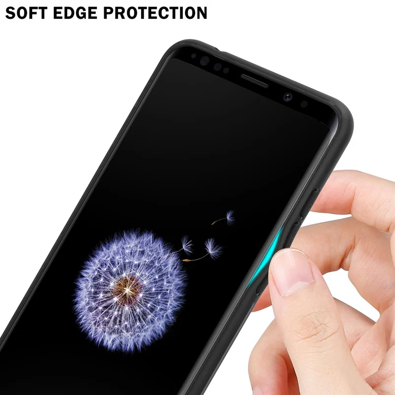 Cadorabo Hülle kompatibel mit Samsung Galaxy S9 Zweifarbige Schutzhülle aus Tempered Glas und TPU Silikon