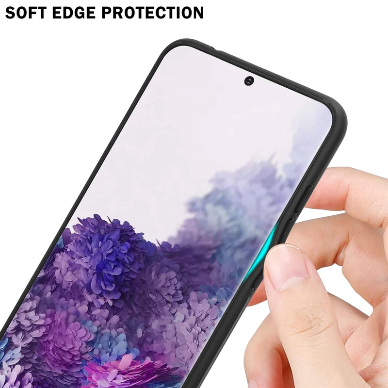 Cadorabo Hülle kompatibel mit Samsung Galaxy S20 Zweifarbige Schutzhülle aus Tempered Glas und TPU Silikon