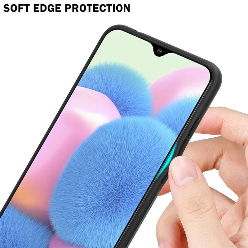 Cadorabo Hülle kompatibel mit Samsung Galaxy A50 4G / A50s / A30s Zweifarbige Schutzhülle aus Tempered Glas und TPU Silikon
