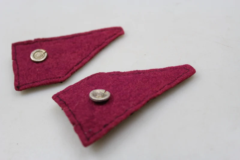 Paar offizielle REI-Insignien aus dem 2. Weltkrieg