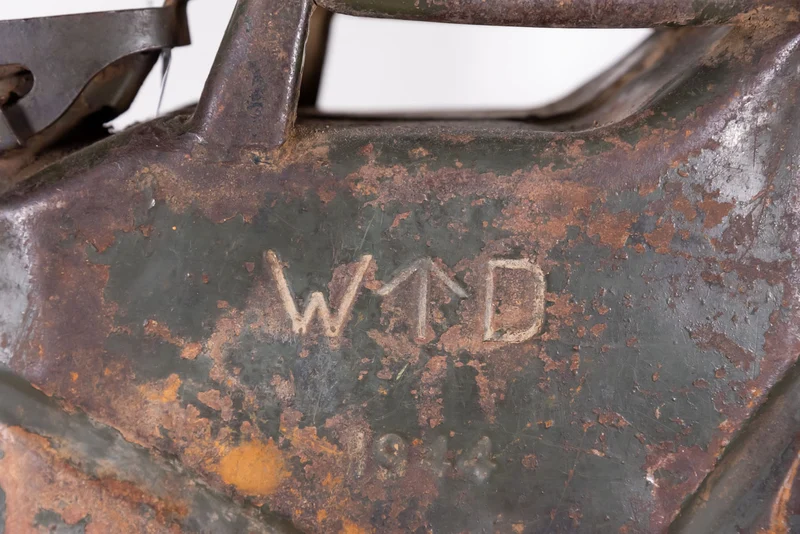 Britischer Benzinkanister aus dem 2. Weltkrieg