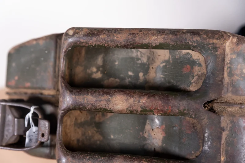 Britischer Benzinkanister aus dem 2. Weltkrieg