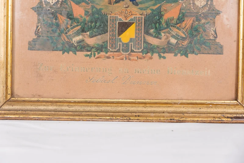 Deutsches Soldatenbild aus dem 1. Weltkrieg – 42×30