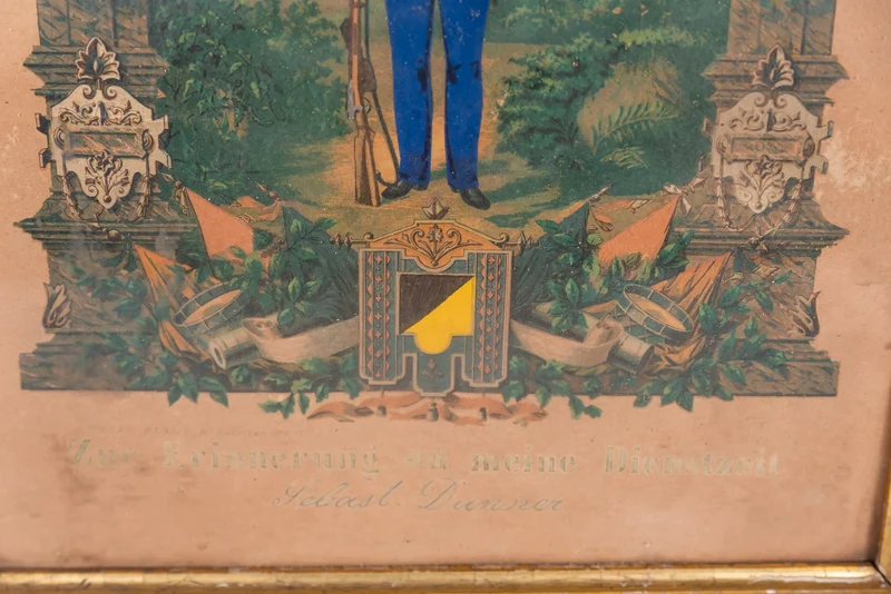 Deutsches Soldatenbild aus dem 1. Weltkrieg – 42×30
